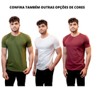 Camiseta Básica de Algodão Egípcio Cor Cinza