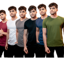 Kit 6 Camisetas Básica de Algodão Egípcio (Todas as cores)