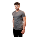 Camiseta Básica de Algodão Egípcio Cor Cinza