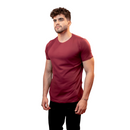 Camiseta Básica de Algodão Egípcio Cor Bordô